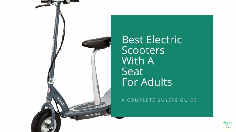 Best Electric Scooters With A Seat For Adults