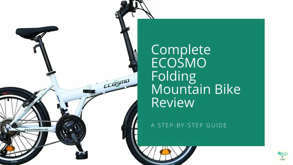 ecosmo foldable mountain bike