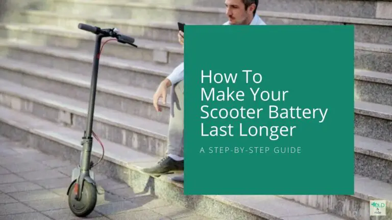 How To Make Your Scooter Battery Last Longer