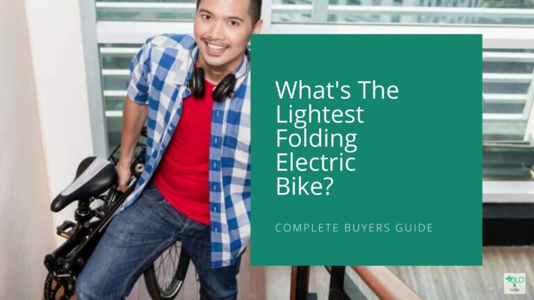 What's the Lightest Folding Electric Bike?