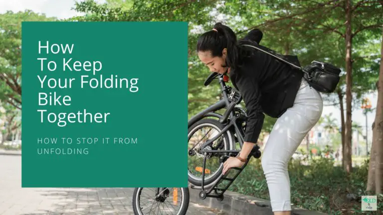 How To Keep Your Folding Bike Together