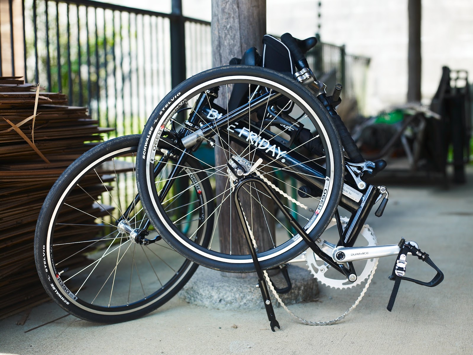 how to fold a bicycle