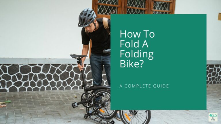 How To Fold A Folding Bike?